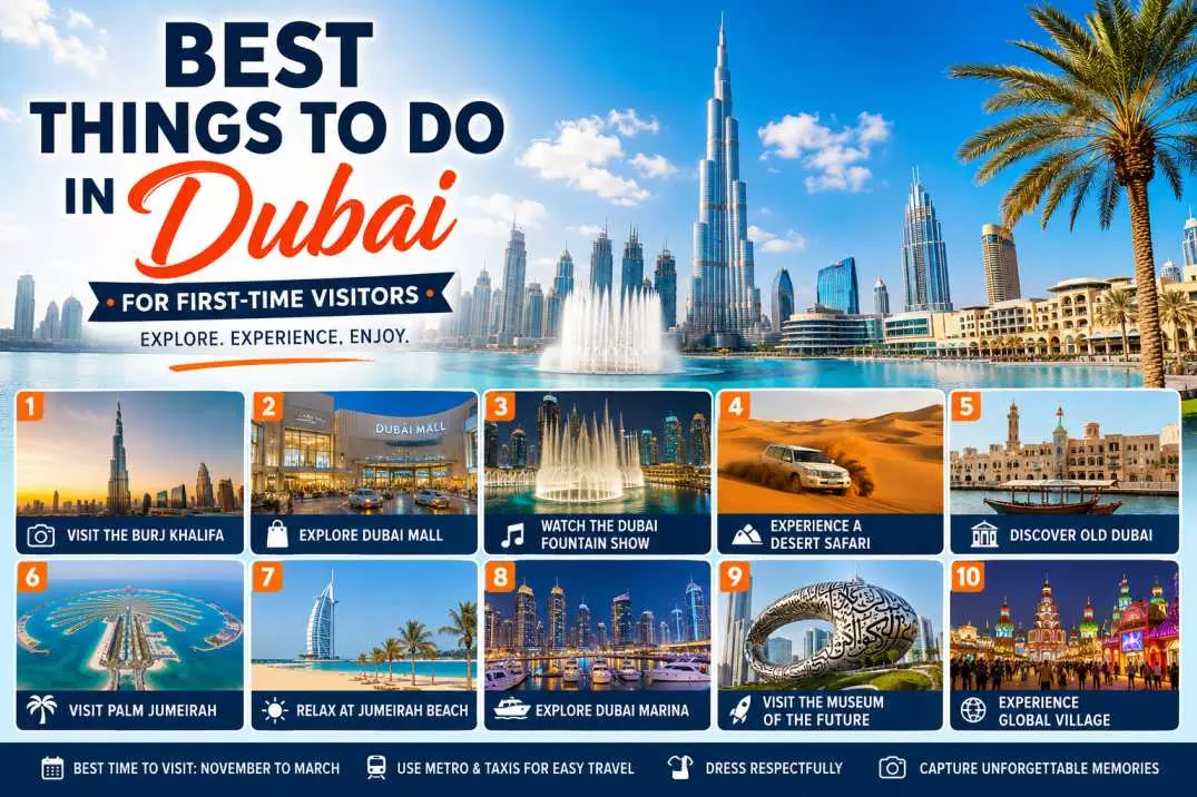 Best Things To Do In Dubai for First-Time Visitors