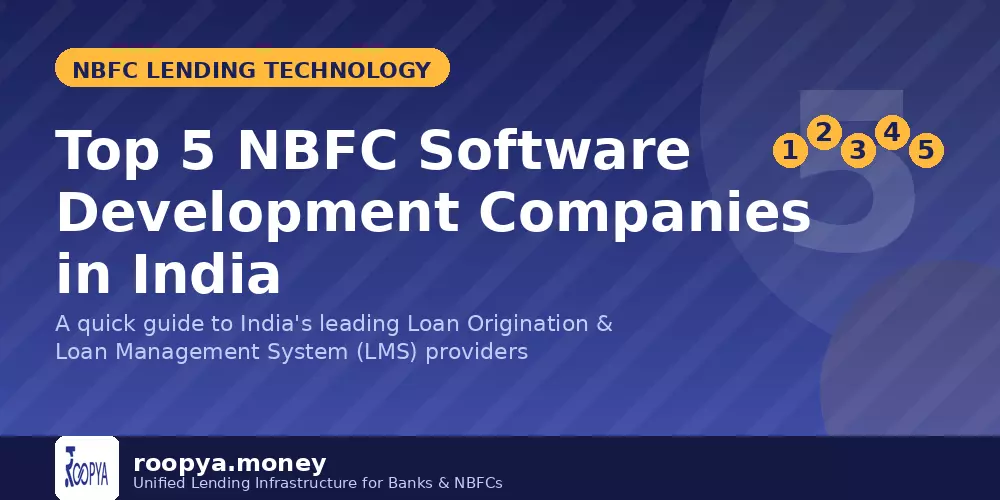 Top 5 NBFC Software Development Companies in India (2026 Guide)