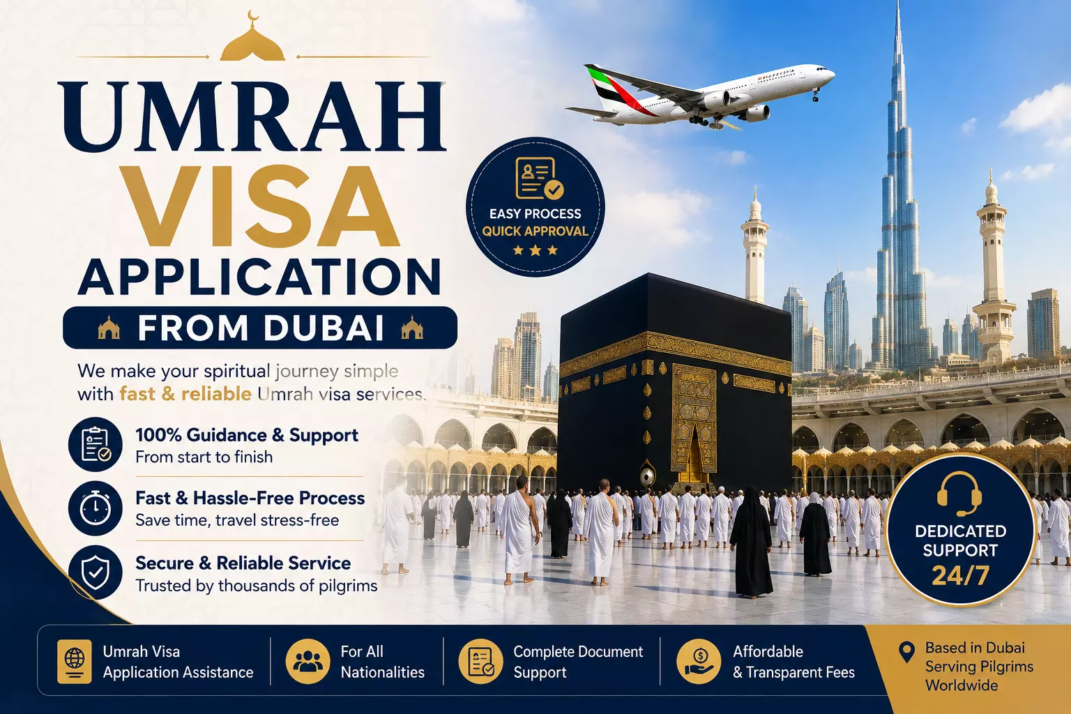 Umrah Visa Application from Dubai: Documents, Process & Requirements