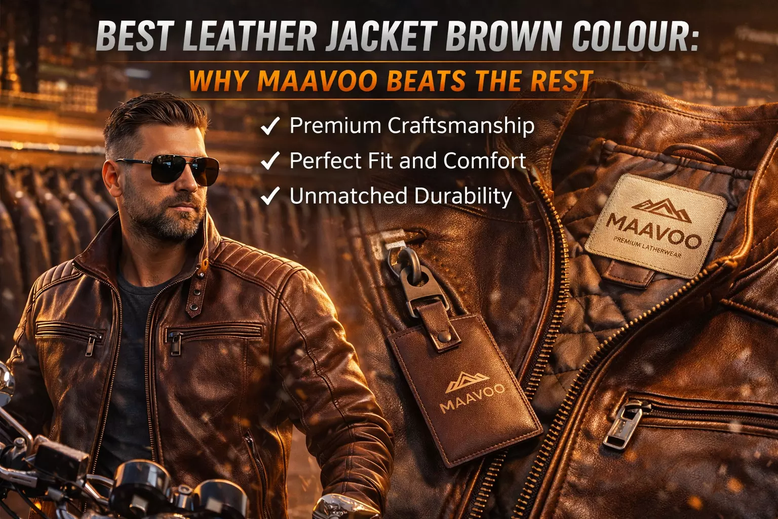 Best Leather Jacket Brown Colour: Why Maavoo Beats the Rest