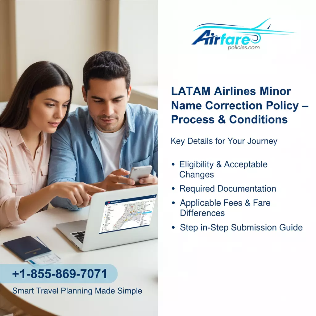 LATAM Airlines Minor Name Correction Policy – Process & Conditions