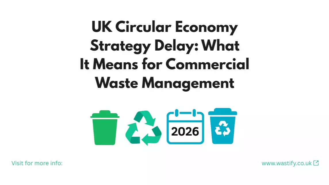 UK Circular Economy Strategy Delay: What It Means for Commercial Waste Management