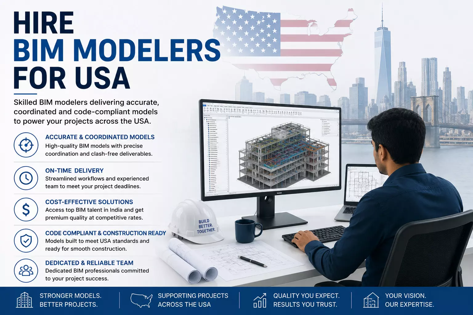 How to Hire BIM Modelers for USA-Based AEC Projects