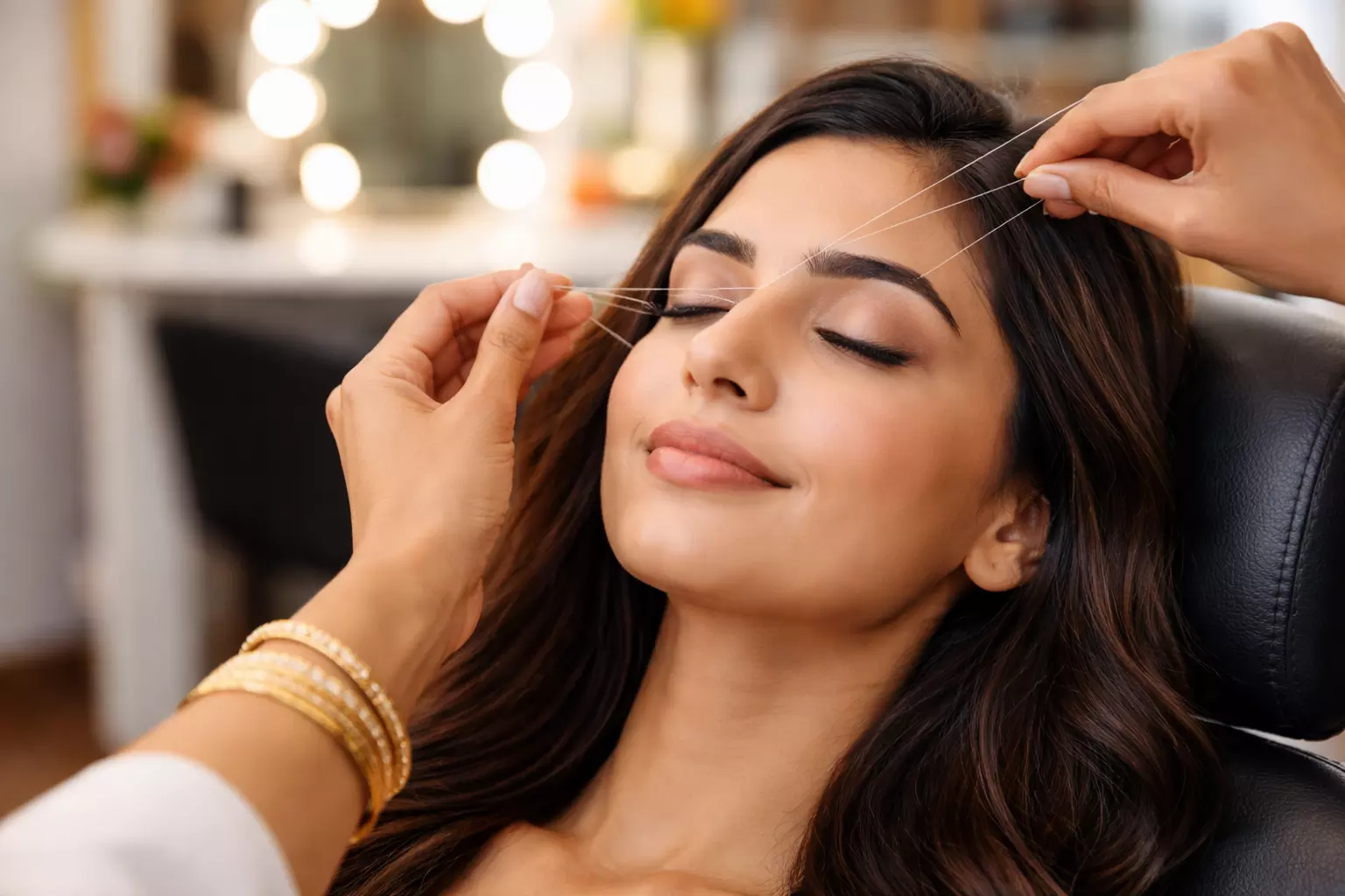 Eyebrow Threading Services for Naturally Shaped, Beautiful Brows