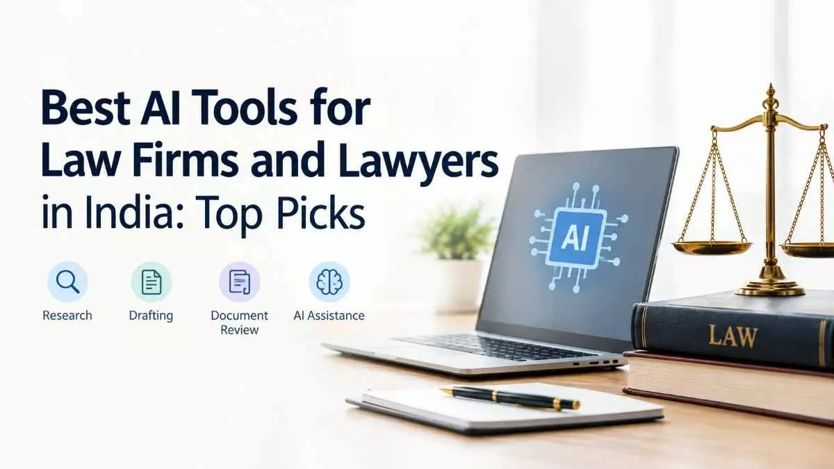 Best AI Tools for Law Firms and Lawyers in India: Top Picks