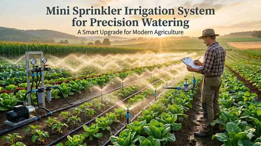 Mini Sprinkler Irrigation System for Precision Watering: A Smart Upgrade for Modern Agriculture