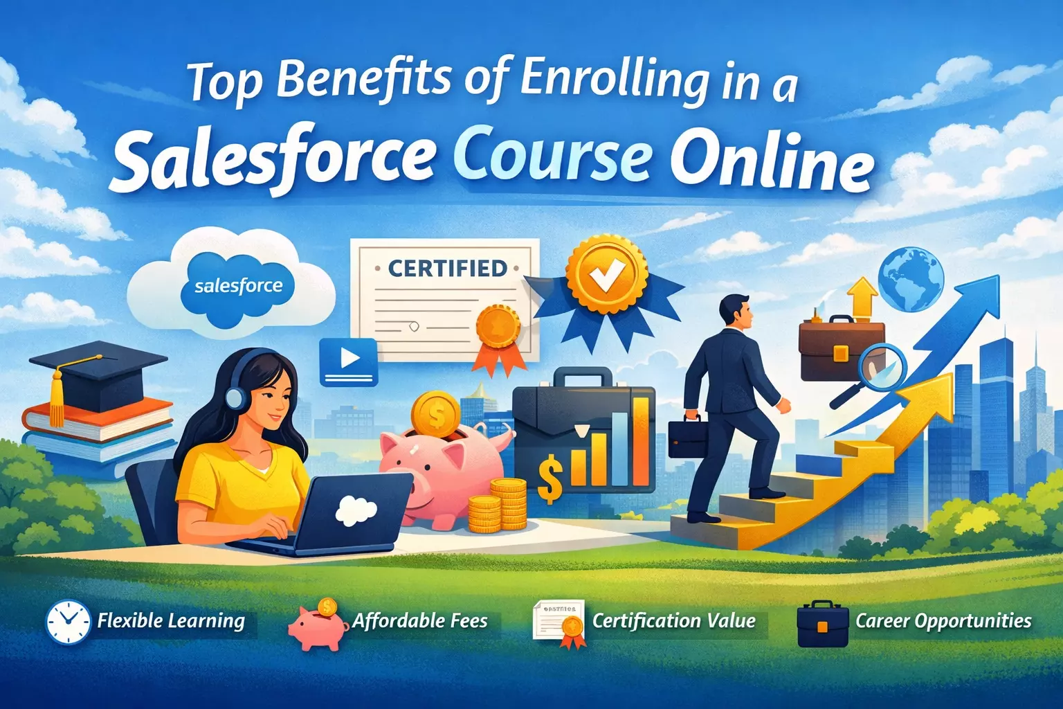 Top Benefits of Enrolling in a Salesforce Course Online