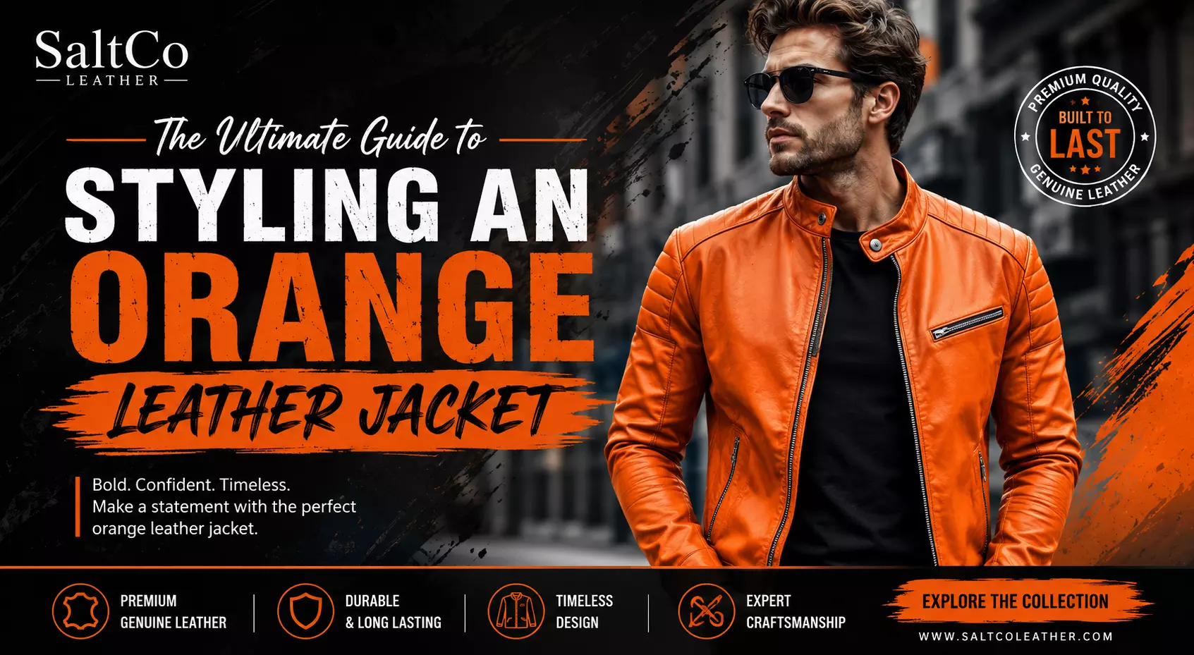 The Ultimate Guide to Styling an Orange Leather Jacket