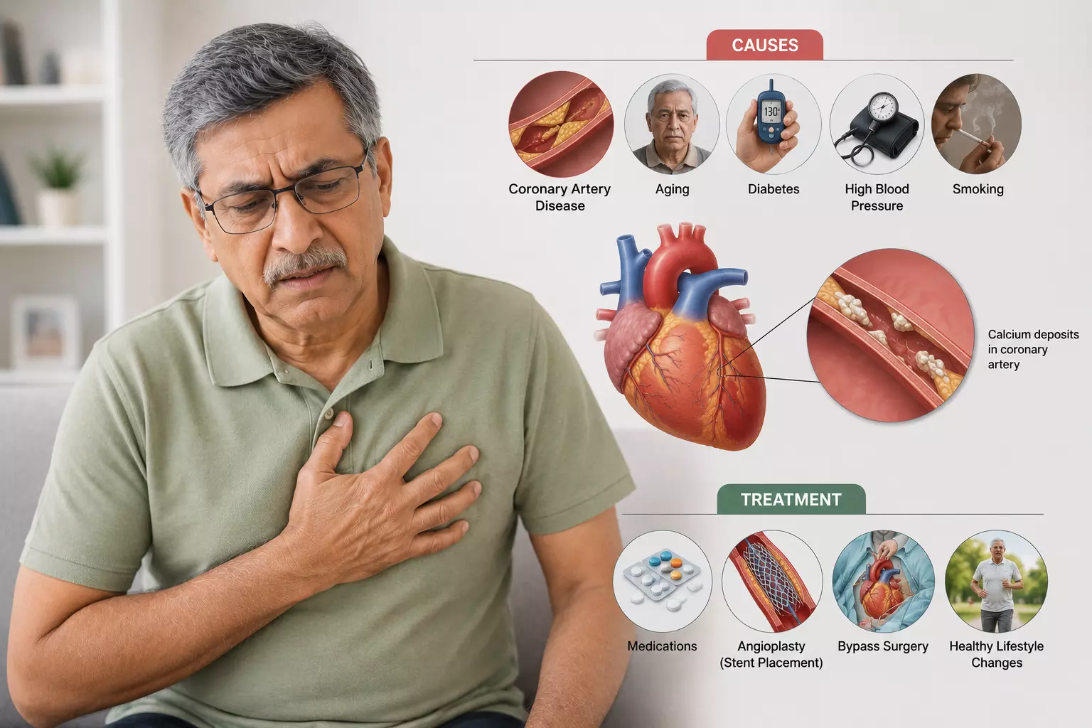 Causes of Calcium Deposits in the Heart and Its Treatment