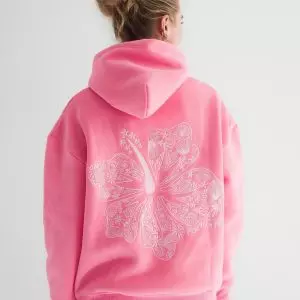 Everything You Should Know About the Stylish Pink Palm Puff Hoodie