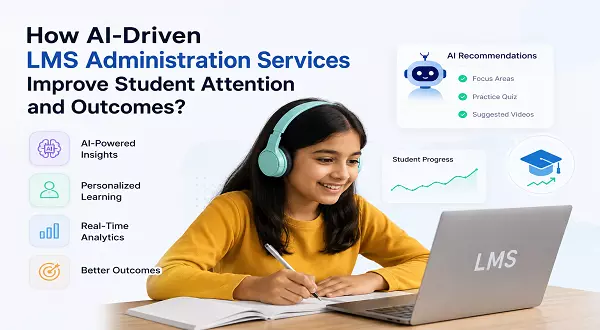 How AI-Driven LMS Administration Services Improve Student Attention and Outcomes?