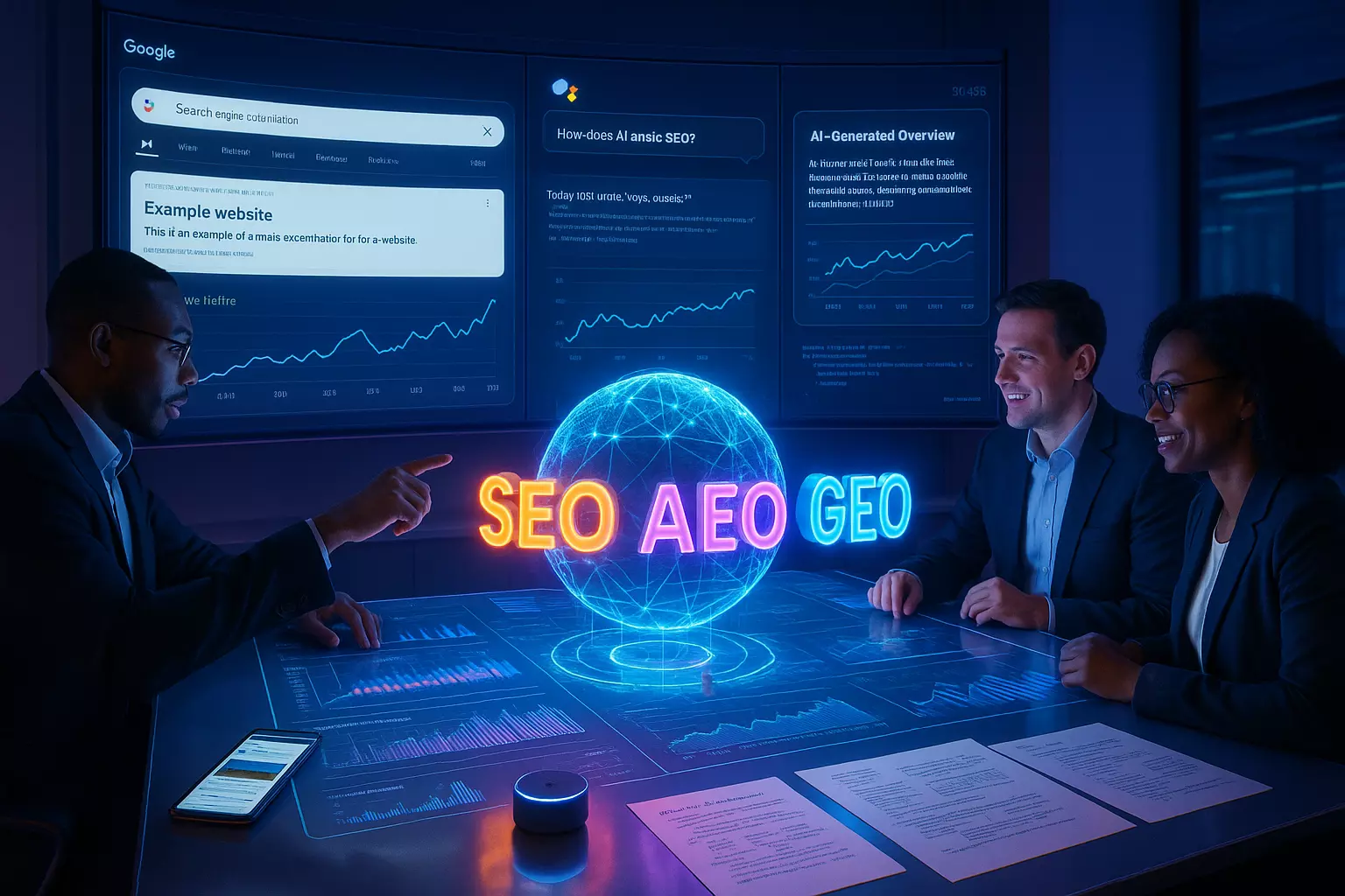 SEO, AEO, and GEO Explained