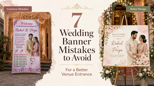 7 Wedding Banner Mistakes to Avoid for a Better Venue Entrance