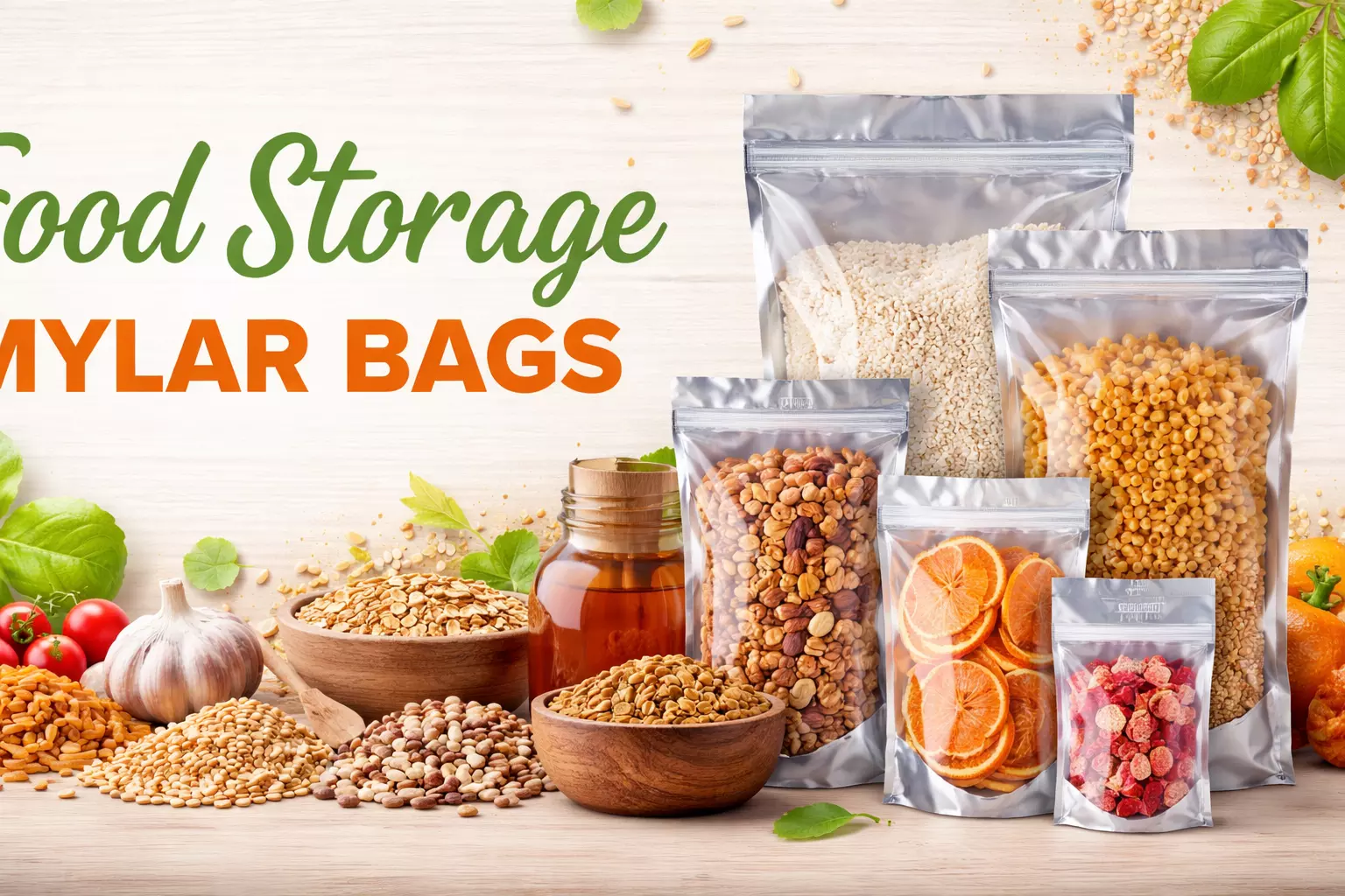 How Food Storage Mylar Bags Keep Your Food Safe And Fresh