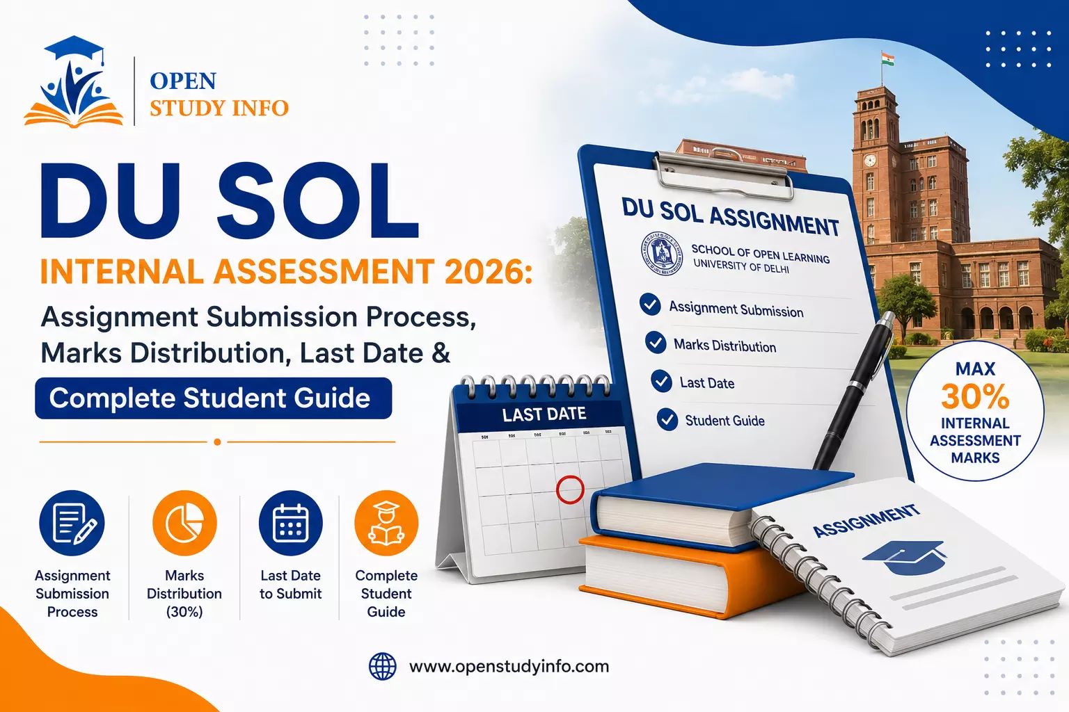 DU SOL Internal Assessment 2026: Assignment Submission Process,