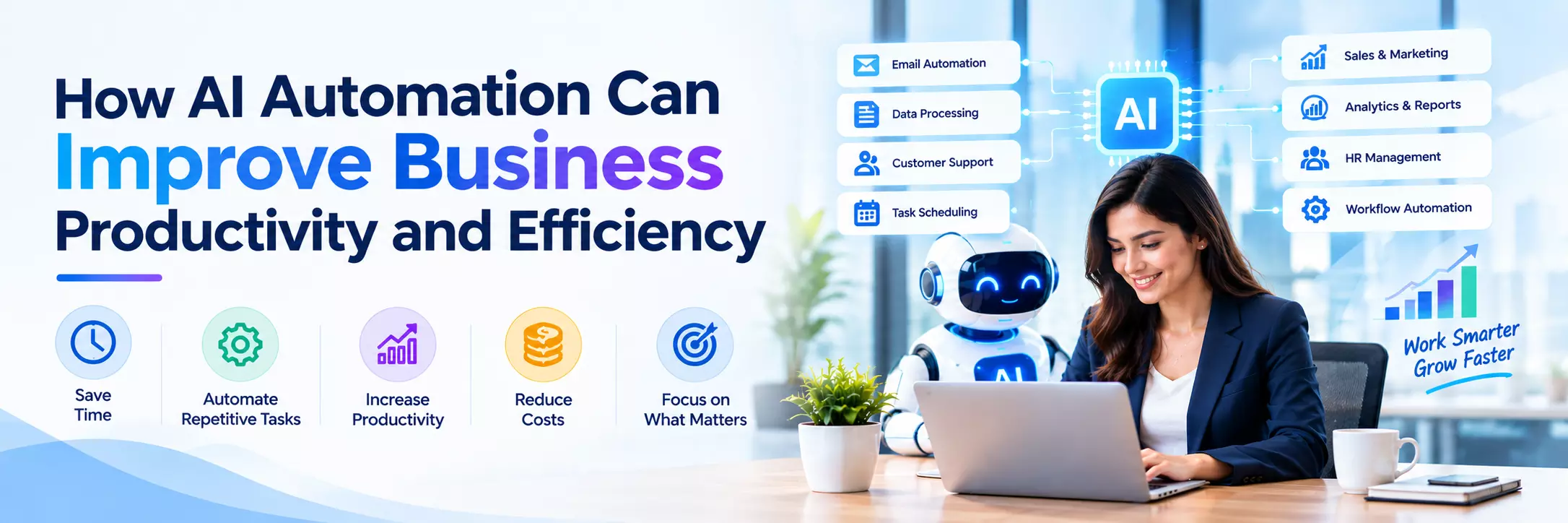 How AI Automation Can Improve Business Productivity and Efficiency