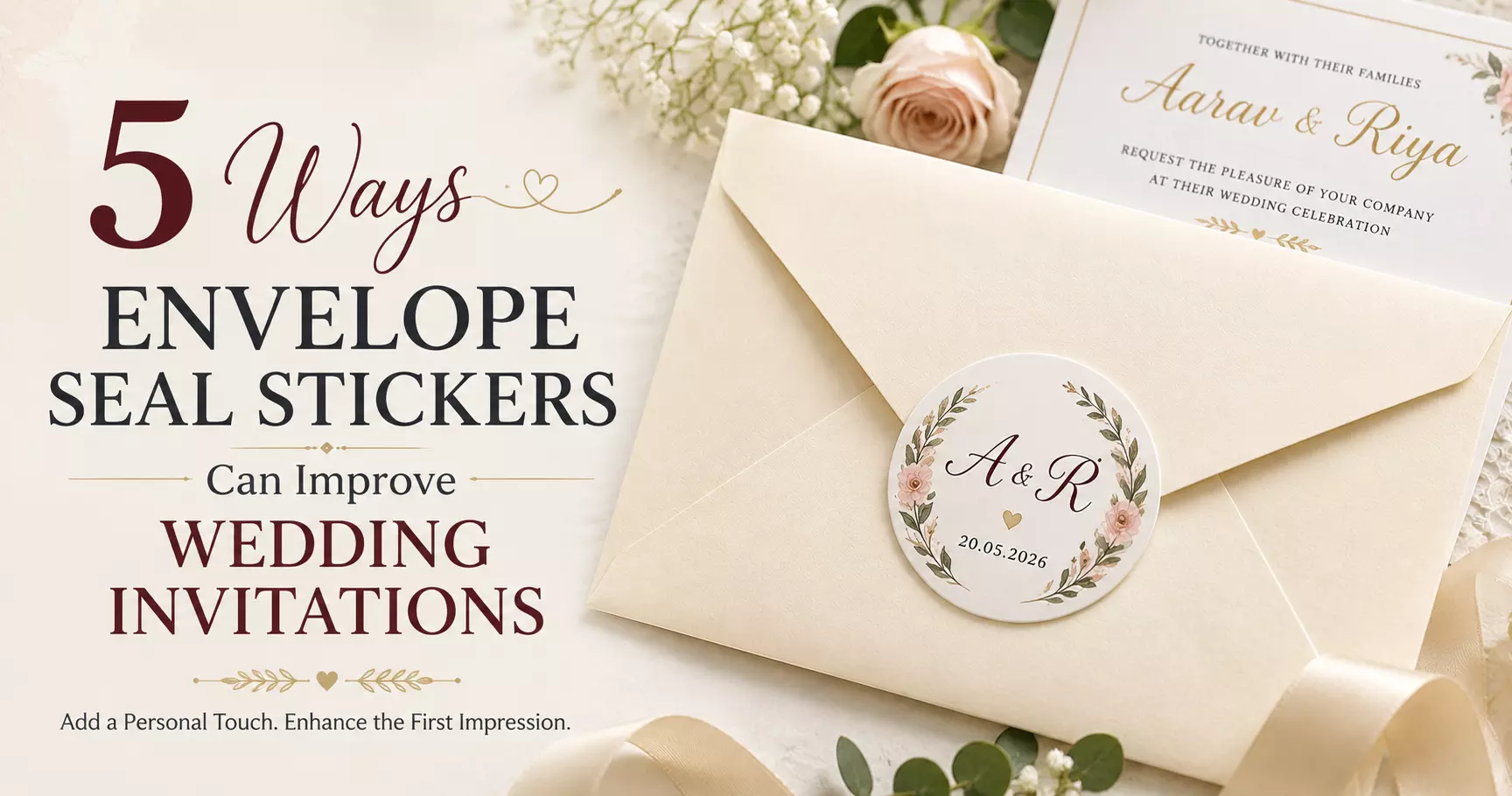 5 Ways Envelope Seal Stickers Can Improve Wedding Invitations