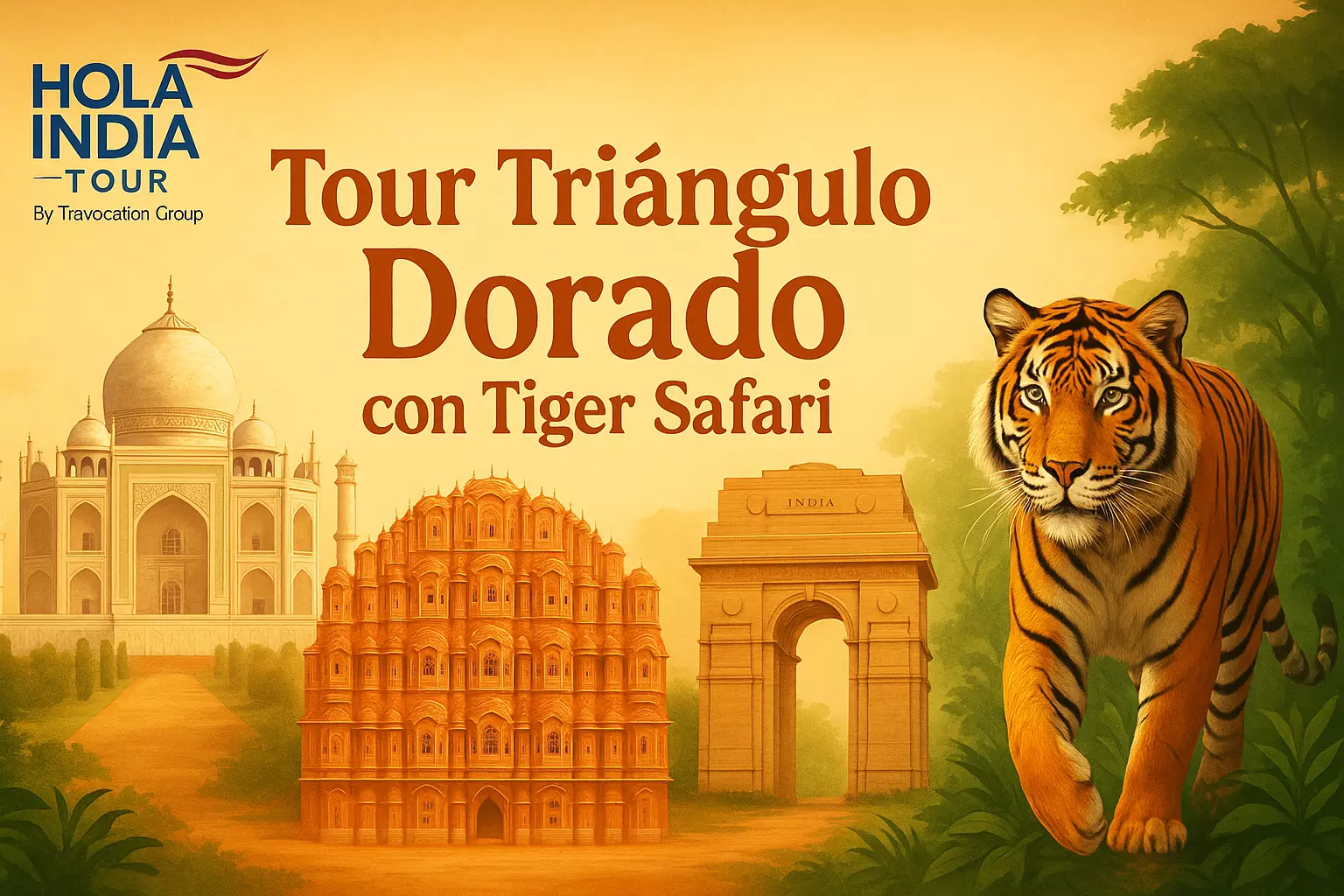 Tour Triángulo Dorado con Tiger Safari: Una Experiencia que lo Tiene Todo
