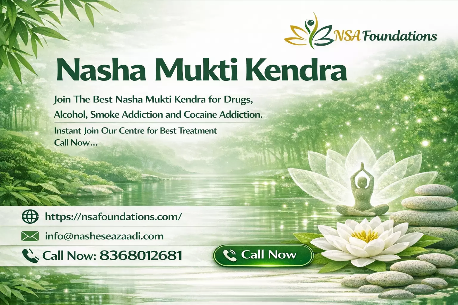 Reliable Nasha Mukti Kendra & Rehab Centre – 24/7 Support