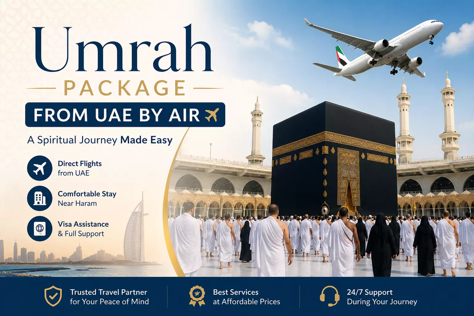 Umrah Package from UAE by Air: A Complete Guide for a Comfortable Pilgrimage