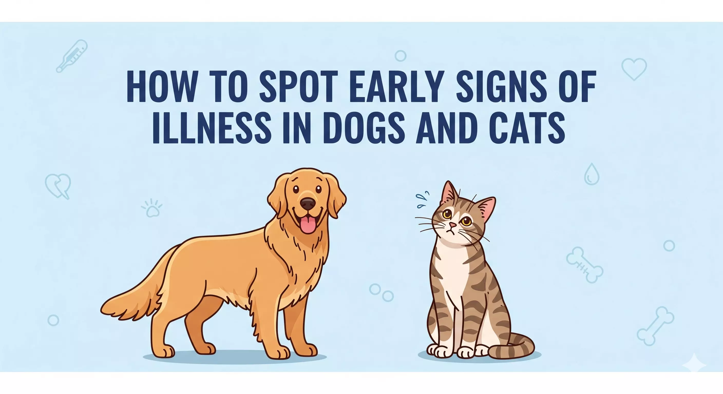 How to Spot Early Signs of Illness in Dogs and Cats