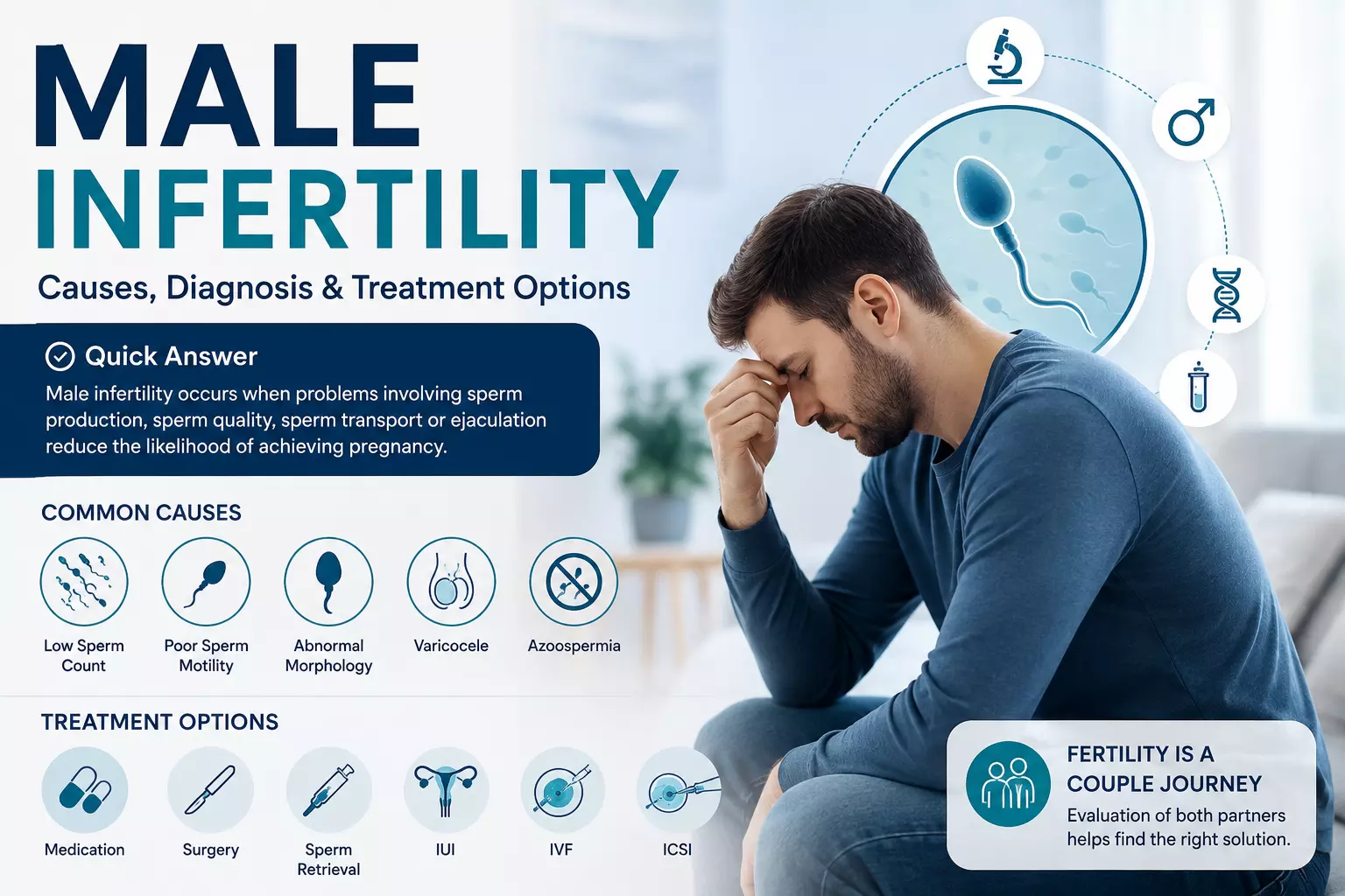 : Male Infertility and IVF: Understanding Semen Analysis, ICSI, and Treatment Options