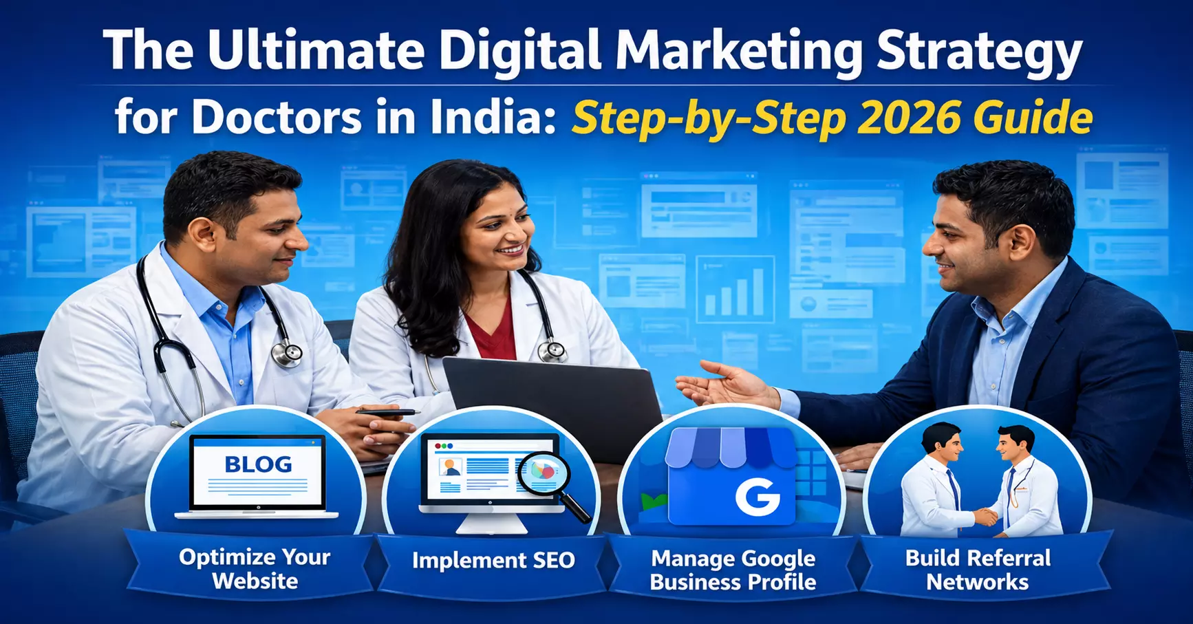 The Ultimate Digital Marketing Strategy for Doctors in India: Step-by-Step 2026 Guide