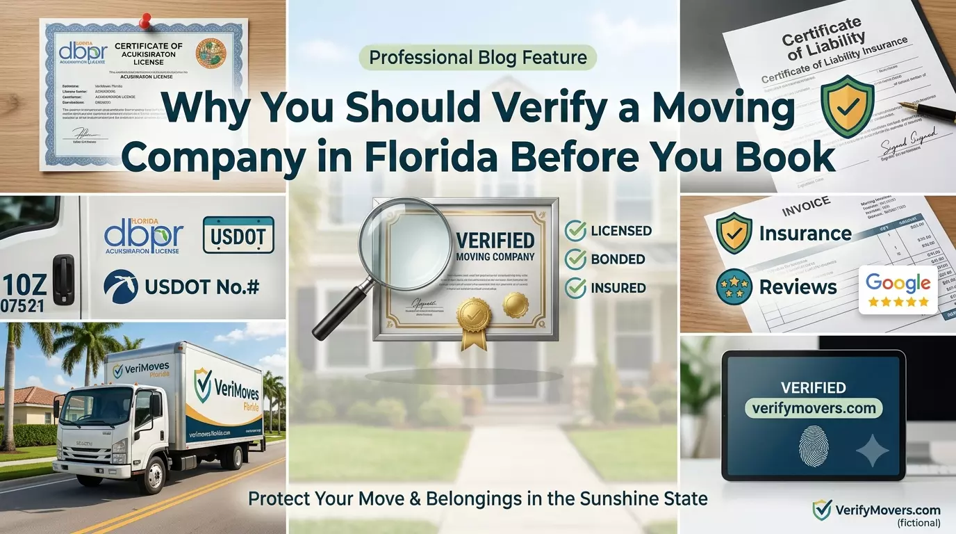 Why You Should Verify a Moving Company in Florida Before You Book