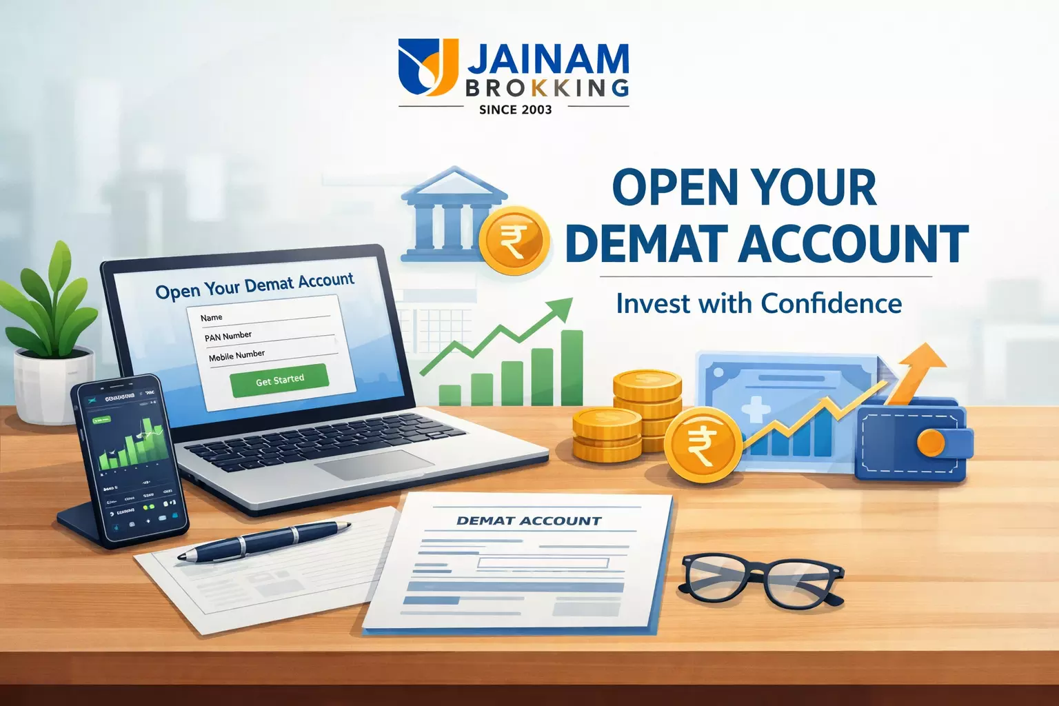 Open Demat Account with Jainam Broking | Secure & Fast