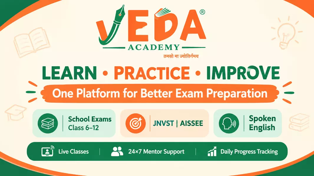 VedaAcademy: A Complete Learning Platform for School Education and Entrance Exam Preparation