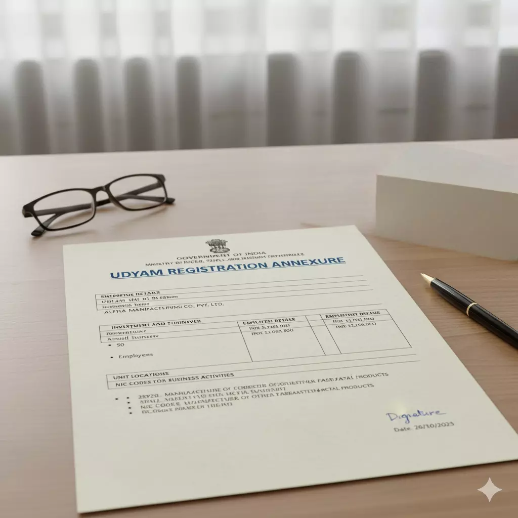 What is Udyam Annexure & Why is it Crucial for MSME