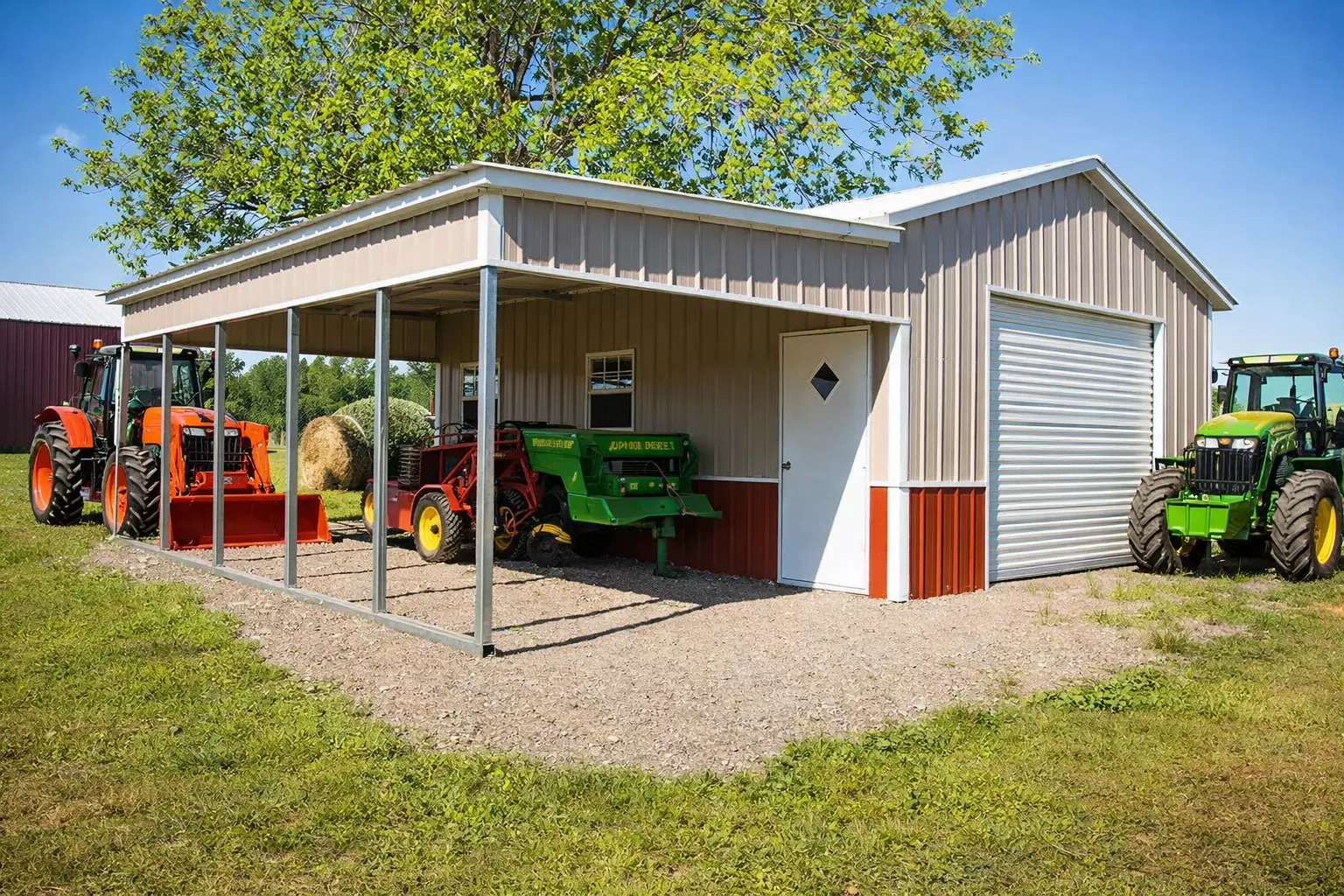 Lean-to Metal Garage Designs That Extend Space Without Major Costs