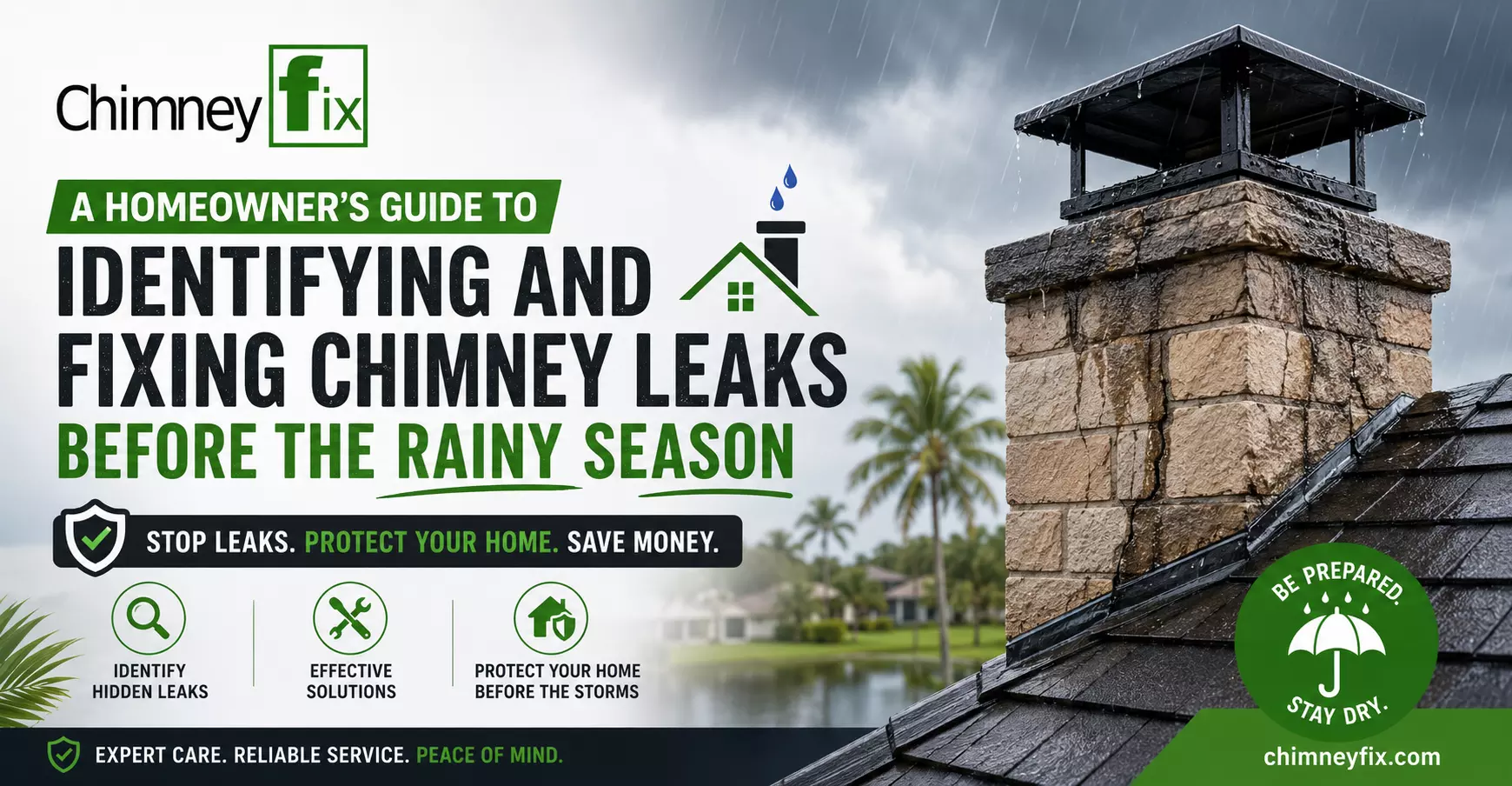 A Homeowner's Guide to Identifying and Fixing Chimney Leaks Before the Rainy Season