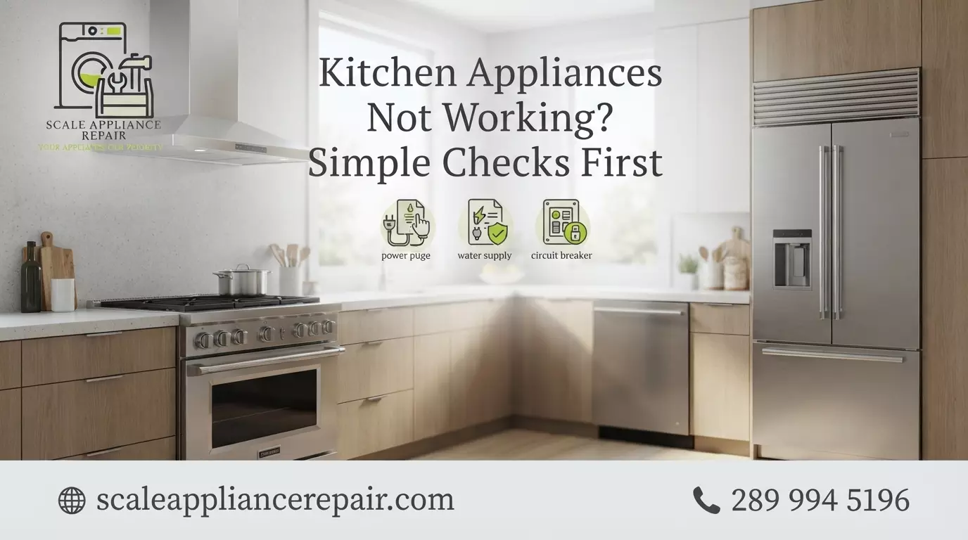 Kitchen Appliances Not Working? What to Check First
