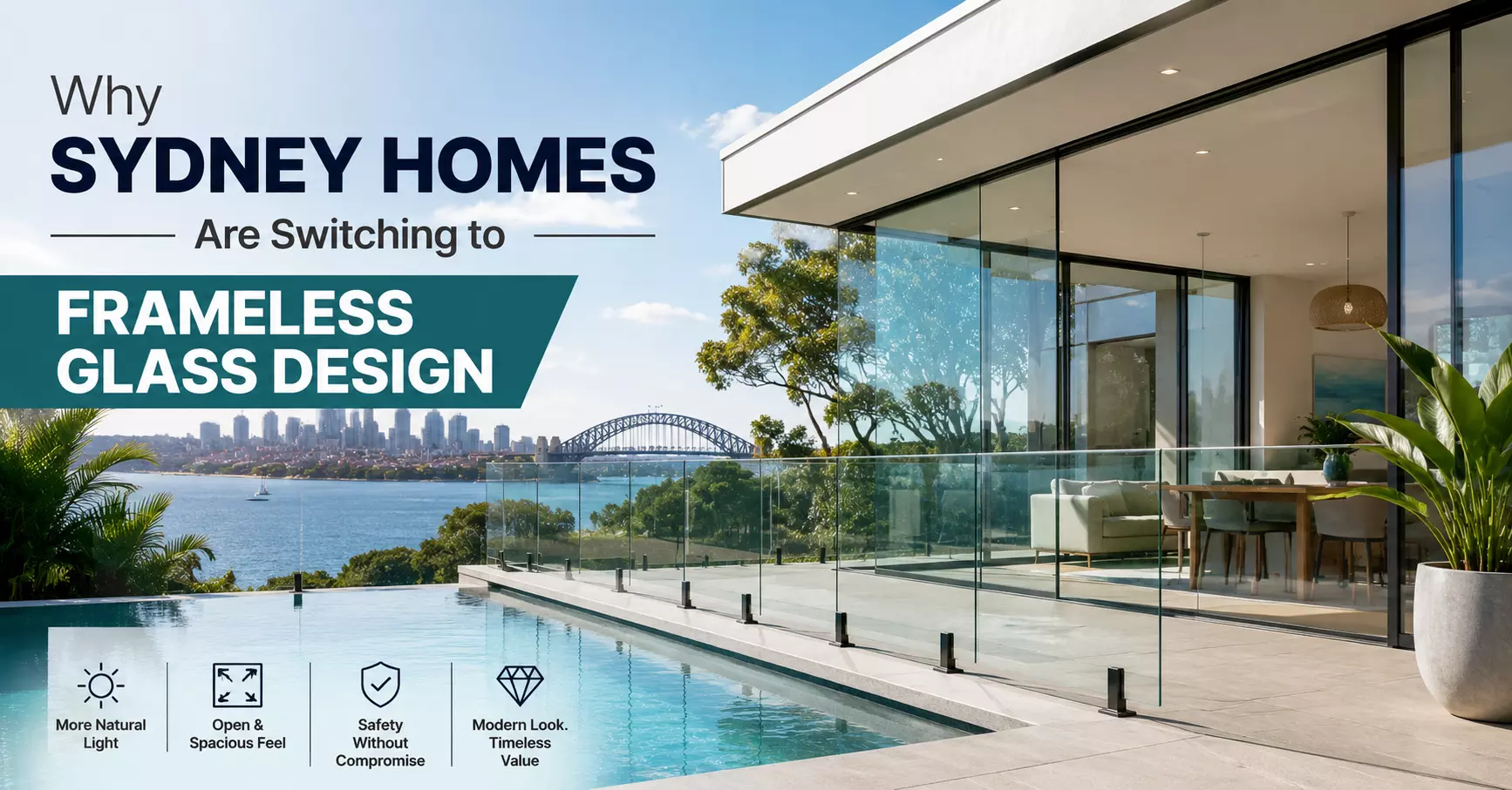 Why Sydney Homes Are Switching to Frameless Glass Design