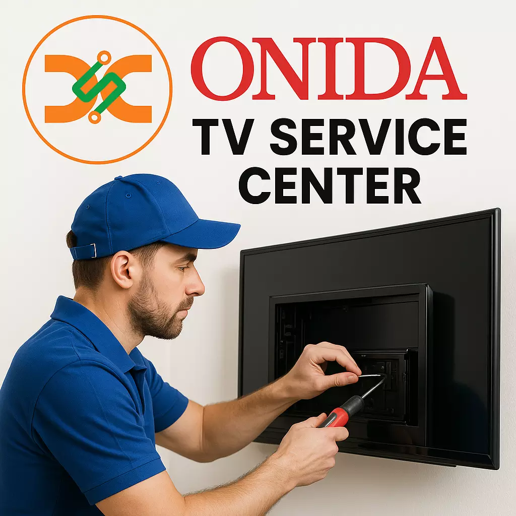 Can screen cracks be repaired at Onida TV Service Centers?