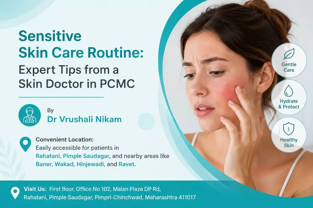 Sensitive Skin Care Routine: Expert Tips from a Skin Doctor in PCMC