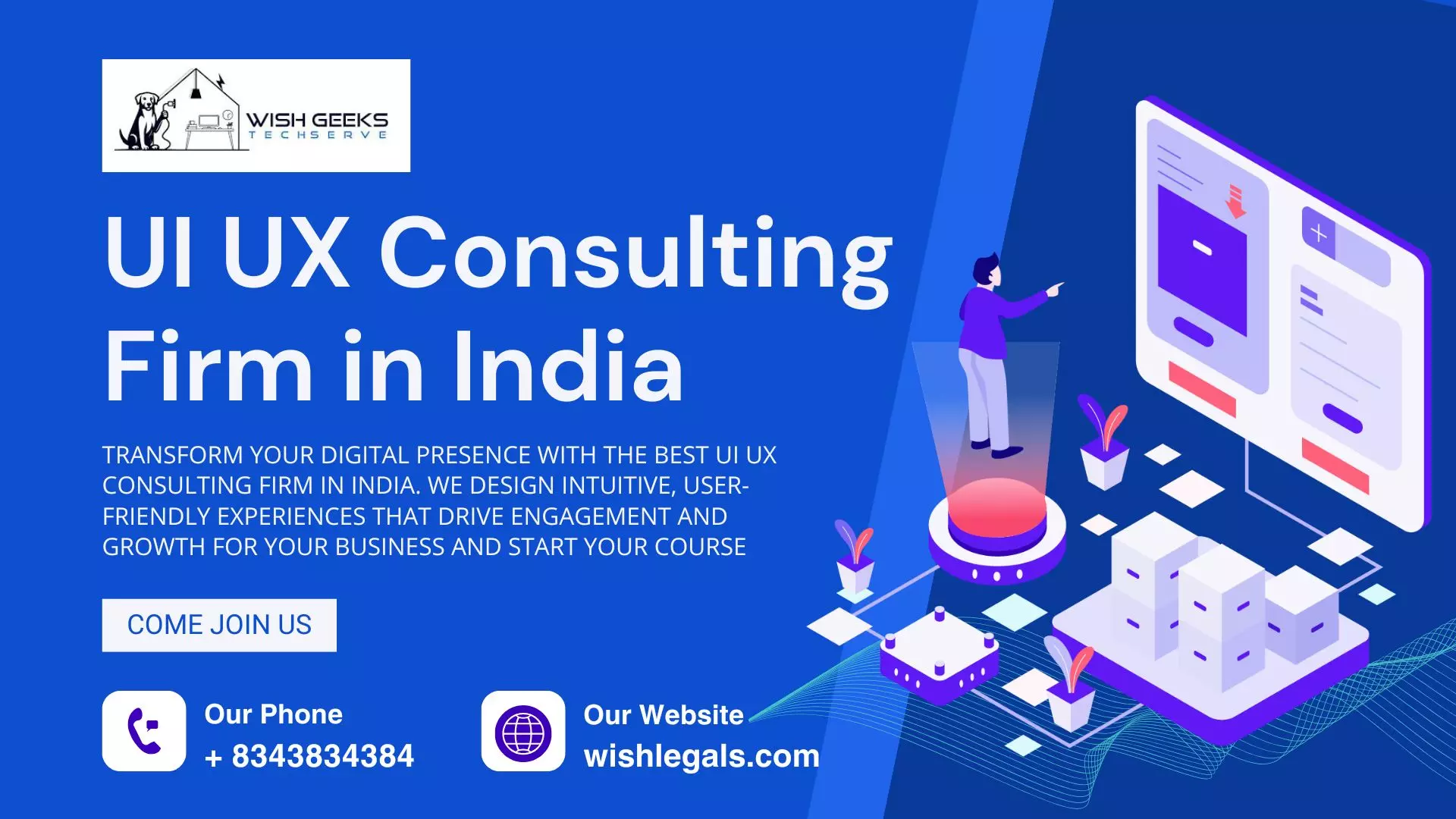 Trusted UI UX Consulting Firm in India | Wish Geeks Techserve