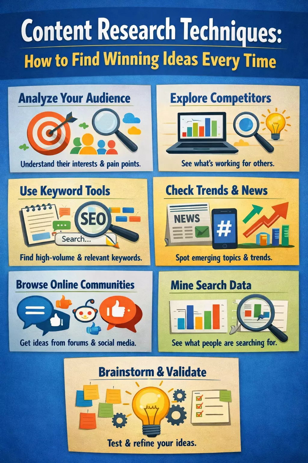 Content Research Techniques: How to Find Winning Ideas Every Time