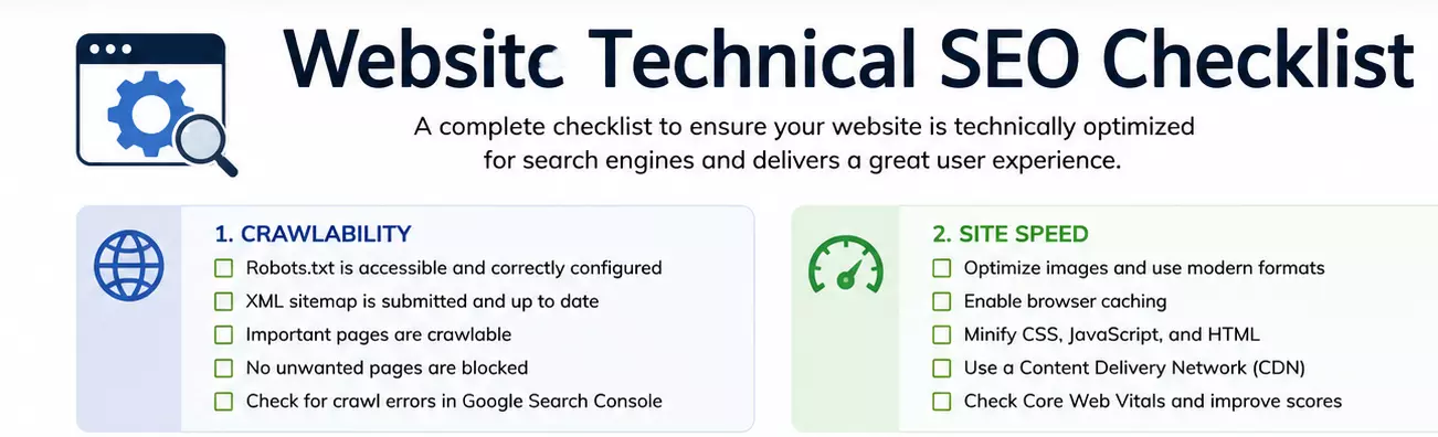 Complete Technical SEO Checklist for Better Website Performance?