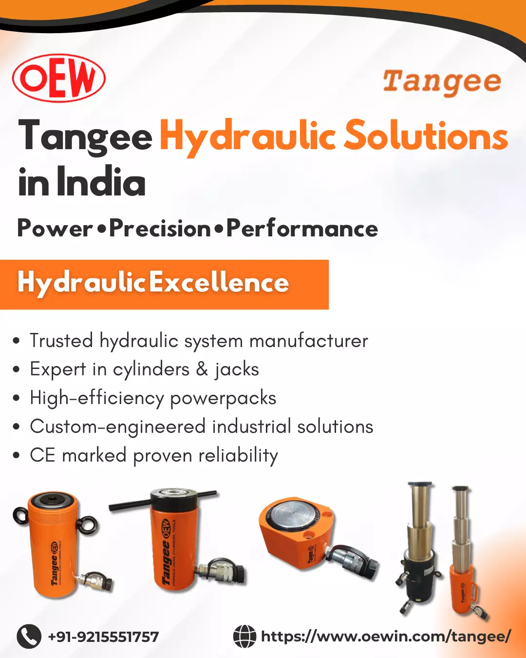 Why OEW Is a Trusted Hydraulic Cylinder Manufacturer in India