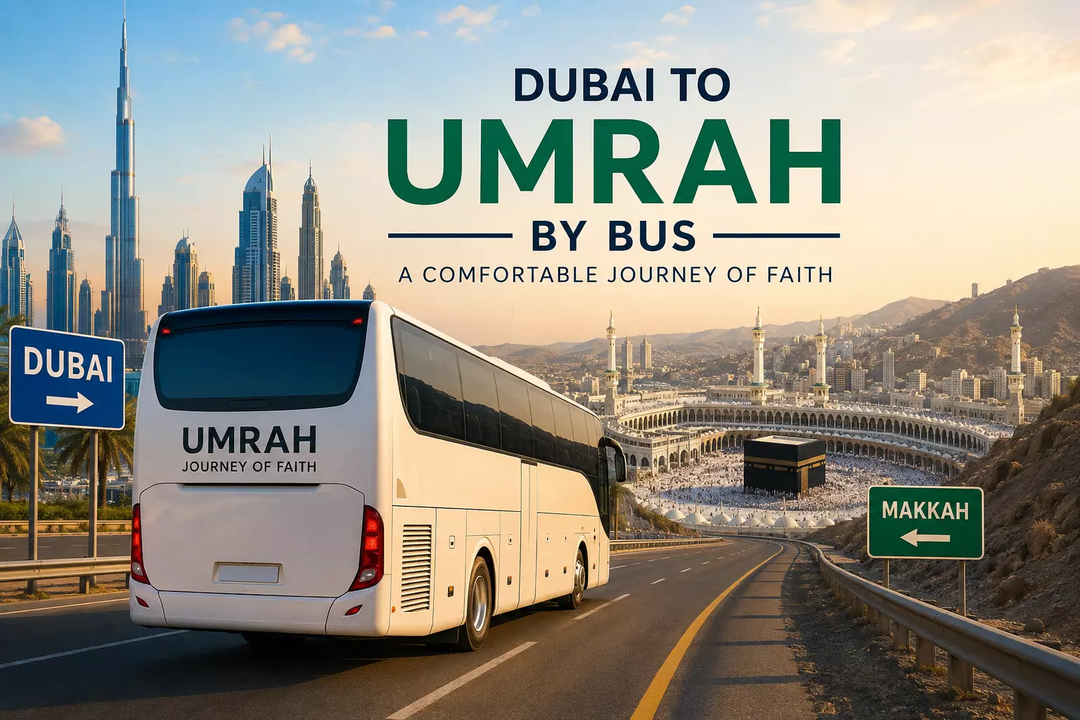 Dubai to Umrah by Bus: Complete Guide to a Comfortable Road Journey