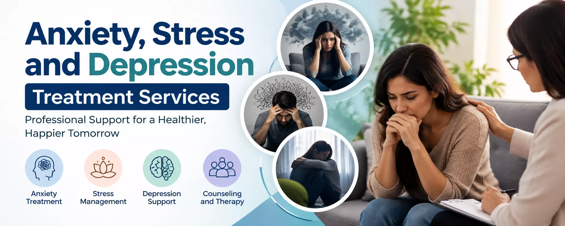 Anxiety, Stress, and Depression: Symptoms, Causes, and Treatment