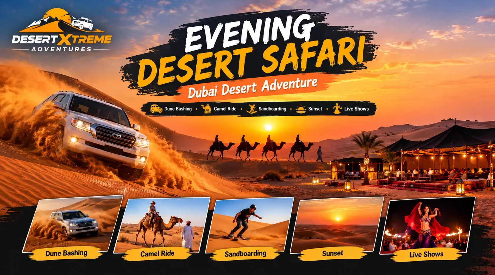 Evening Desert Safari Dubai: Timings, Budget, Activities and Travel Policies