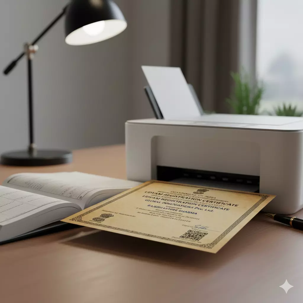 How to Print Udyam Certificate Online - Step-by-Step Guide 2026