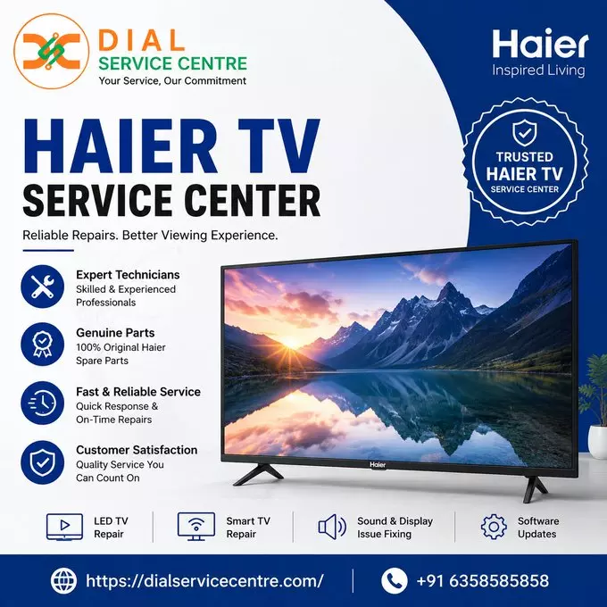 Do Haier TV Service Centers in Anisabad, Babatpur, and Bansgaon Inspect Faulty Ports?