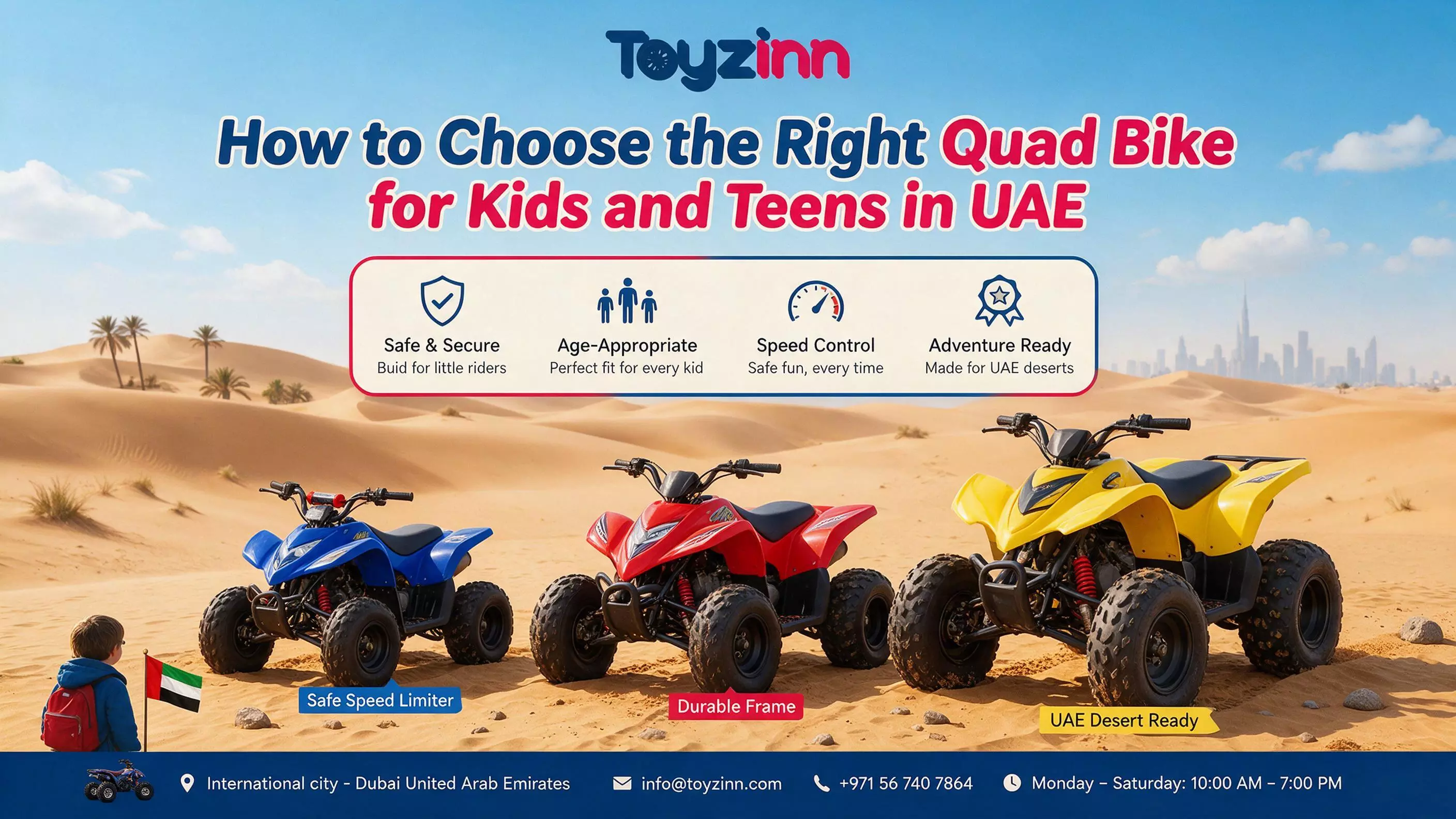 Quad Bikes for Kids in UAE: Safe & Fun Outdoor Adventures