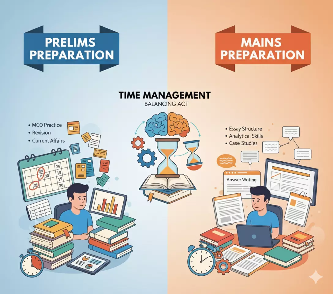 How to Manage Time for UPSC/MPSC Prelims and Mains Preparation