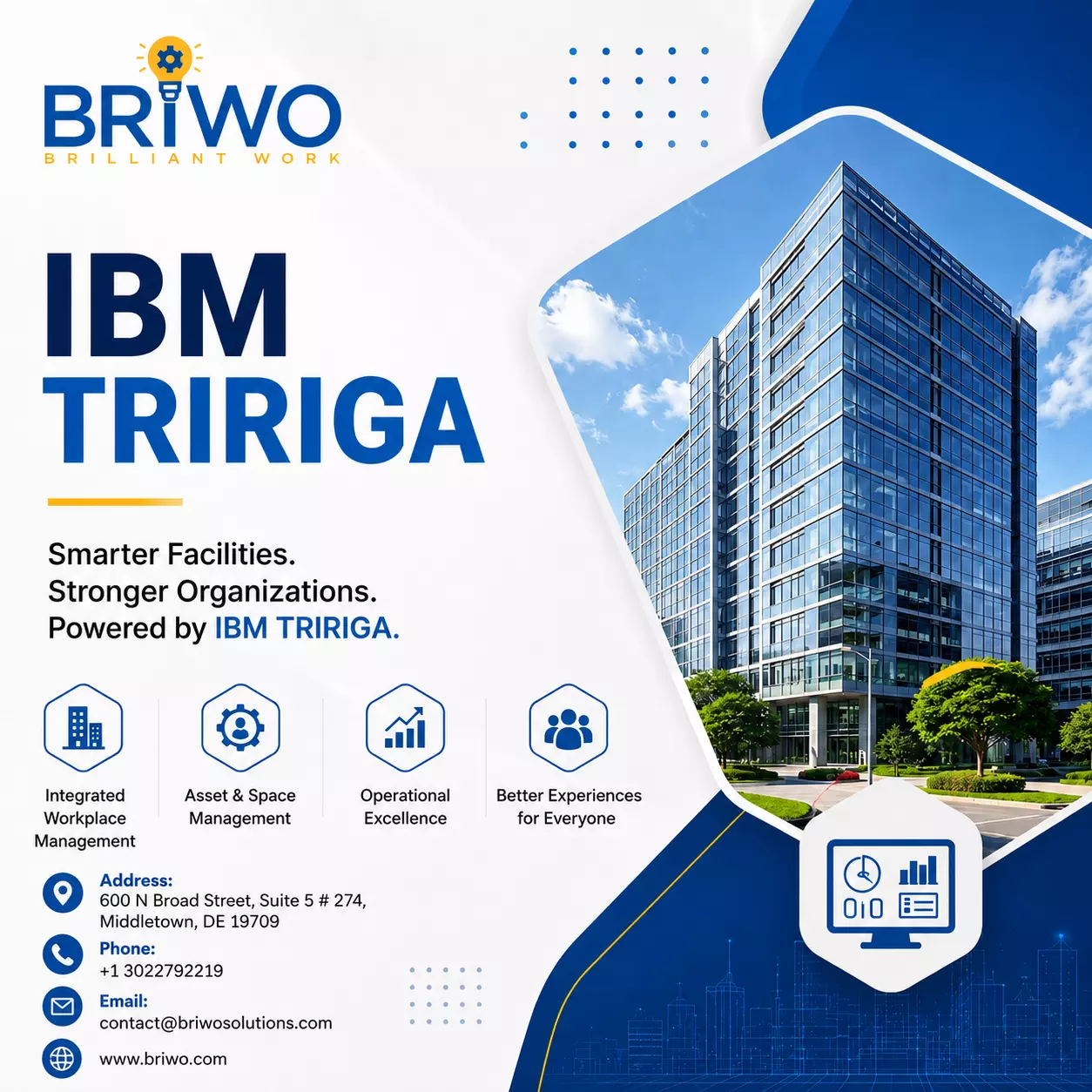 IBM TRIRIGA: Smart Real Estate and Facility Management Solutions by BriwoSolutions