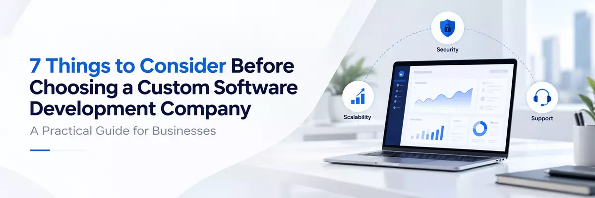 7 Things to Consider Before Choosing a Custom Software Development Company